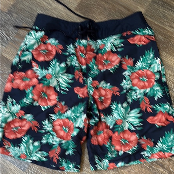 GAP Other - GAP Blue  and Red Board Shorts Tropical Swimwear Medium